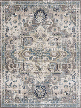 Load image into Gallery viewer, Cabacungan Gray & Blue Washable Area Rug