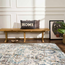 Load image into Gallery viewer, Cabacungan Gray & Blue Washable Area Rug