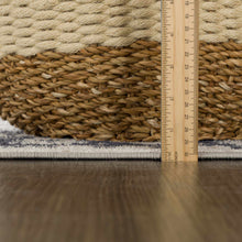 Load image into Gallery viewer, Cabacungan Cream & Gray Washable Area Rug