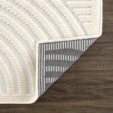 Load image into Gallery viewer, Deron White Washable 3D Rug
