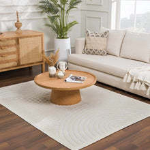 Load image into Gallery viewer, Deron White Washable 3D Rug