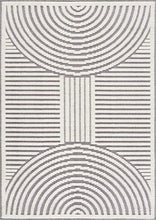 Load image into Gallery viewer, Deron Gray Rainbow Washable Rug