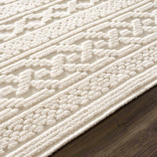Carregar imagem no visualizador da galeria, Fadey White 3D Washable Rug