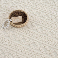 Carregar imagem no visualizador da galeria, Fadey White 3D Washable Rug