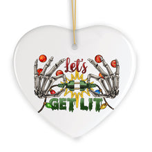 Carregar imagem no visualizador da galeria, Let’s Get Lit Skeleton Fingers and Christmas Plugs Ornament