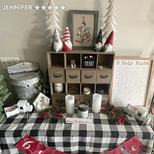 Carregar imagem no visualizador da galeria, Vintage Inspired Library Card Cubby Cabinet with Drawers