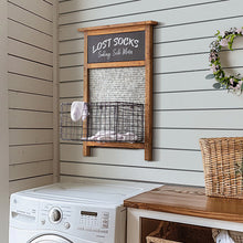 Carregar imagem no visualizador da galeria, Farmhouse Lost Socks Storage Wall Basket