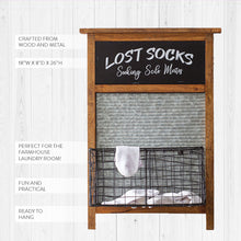 Carregar imagem no visualizador da galeria, Farmhouse Lost Socks Storage Wall Basket