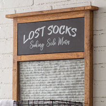 Carregar imagem no visualizador da galeria, Farmhouse Lost Socks Storage Wall Basket