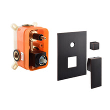 Cargar imagen en el visor de la galería, 12 Inch or 16 Inch Ceiling Mount Oil Rubbed Bronze Shower System - Options for LED or Non-LED Light