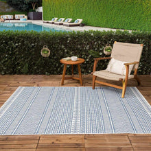 Load image into Gallery viewer, Madras Light Blue Green All Over Performance Area Rug