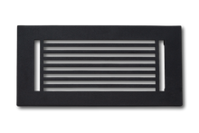 Cargar imagen en el visor de la galería, Cast Aluminum Linear Bar Vent Covers - Black