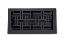 Cargar imagen en el visor de la galería, Cast Aluminum Arts & Crafts Vent Cover - Black