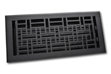 Cargar imagen en el visor de la galería, Cast Aluminum Arts & Crafts Vent Cover - Black