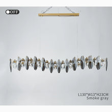 Carregar imagem no visualizador da galeria, Aarschot | Wave Design Chrome Crystal Chandelier for Kitchen