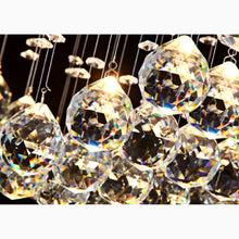 Carregar imagem no visualizador da galeria, Luxury Rectangle LED Crystal Lamp for Dining Room, Living Room