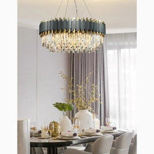 Carregar imagem no visualizador da galeria, Alfianello | Creative Drum Crystal Hanging Lighting For Living Room