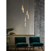 Carregar imagem no visualizador da galeria, Orta San Giulio | Hanging Crystal Lamp for Living Room