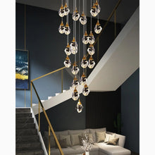 Carregar imagem no visualizador da galeria, Luxury Diamond Crystal Chandelier