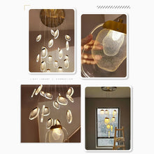 Carregar imagem no visualizador da galeria, Vernazza | Creative Staircase Crystal Chandelier