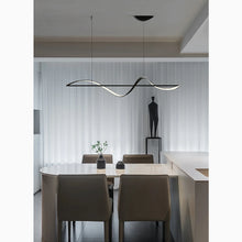 Cargar imagen en el visor de la galería, Carros | Minimalistic Wave Design Chandelier for Dining Room