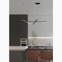 Cargar imagen en el visor de la galería, Carros | Minimalistic Wave Design Chandelier for Dining Room