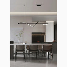 Cargar imagen en el visor de la galería, Carros | Minimalistic Wave Design Chandelier for Dining Room