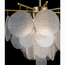 Carregar imagem no visualizador da galeria, Peone | Round Obscure Glass Ceiling Chandelier