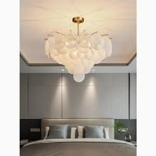 Carregar imagem no visualizador da galeria, Peone | Round Obscure Glass Ceiling Chandelier