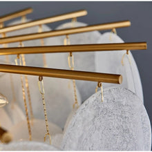 Carregar imagem no visualizador da galeria, Peone | Round Obscure Glass Ceiling Chandelier