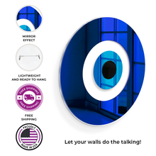 Load image into Gallery viewer, Minimalist Evil Eye Mirror