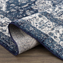 Carregar imagem no visualizador da galeria, Billy Blue Medallion Rug - Promo
