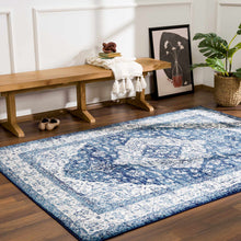 Carregar imagem no visualizador da galeria, Billy Blue Medallion Rug - Promo