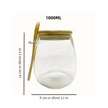 Carregar imagem no visualizador da galeria, Wooden Bamboo Jar