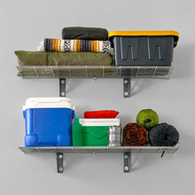 Carregar imagem no visualizador da galeria, 12" x 36" Wall Shelves (Two Pack with Hooks)