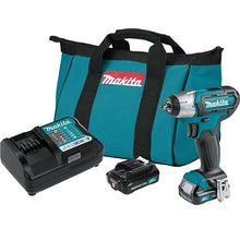 Carregar imagem no visualizador da galeria, Makita WT04R1 12V max CXT Lithium-Ion Cordless 1/4" Impact Wrench Kit (2.0Ah)
