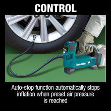 Carregar imagem no visualizador da galeria, Makita DMP180ZX 18V LXT Lithium Ion Cordless Inflator