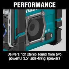 Carregar imagem no visualizador da galeria, Makita XRM10 18V LXT/12V max CXT Lithium-Ion Cordless Bluetooth Job Site Charger/Radio