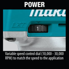 Carregar imagem no visualizador da galeria, Makita XTR01Z 18V LXT Lithium-Ion Cordless Router (Tool Only)