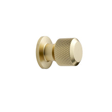 Carregar imagem no visualizador da galeria, Brushed Gold "Manor" Knurled Cabinet Knobs and Drawer Pulls