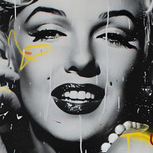 Carregar imagem no visualizador da galeria, Marilyn Monroe Wallpaper Mural. Graffiti Art Mural. Colorful Pop Art. #6851