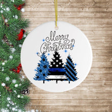 Load image into Gallery viewer, Merry Christmas Police Officer Ornament