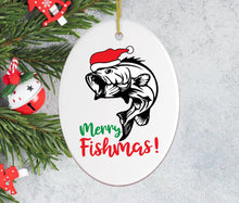 Carregar imagem no visualizador da galeria, Merry Fishmas Fishing Christmas Ornament