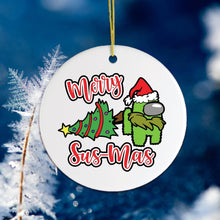 Load image into Gallery viewer, Merry Sus-Mas Funny Christmas Ornament