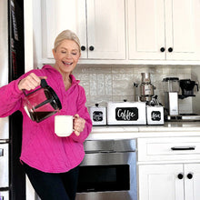 Carregar imagem no visualizador da galeria, Customizable Metal Kitchen Canisters, Set of Three