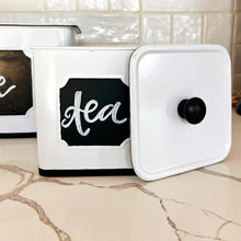 Carregar imagem no visualizador da galeria, Customizable Metal Kitchen Canisters, Set of Three