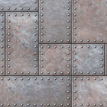 Carregar imagem no visualizador da galeria, Modern Urban Wallpaper Decor. Metal Steel 3D Wall Mural. #6740