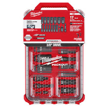 Carregar imagem no visualizador da galeria, Milwaukee 49-66-6800 SHOCKWAVE Impact Duty™ Socket 3/8” Dr 17PC SAE PACKOUT Set