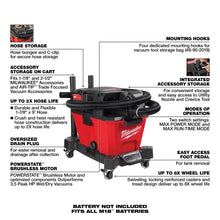 Carregar imagem no visualizador da galeria, Milwaukee 0910-20 M18 Fuel 6 Gallon Wet/Dry Vacuum