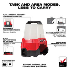 Carregar imagem no visualizador da galeria, Milwaukee 2144-20 M18™ RADIUS™ Compact Site Light with Flood Mode